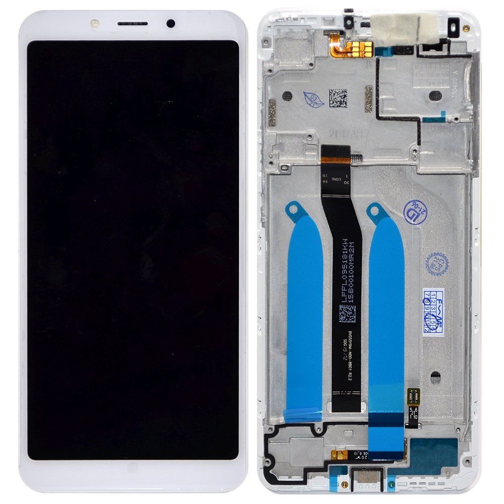Дисплей Xiaomi Redmi 6/6A + тачскрин белый + рамка orig Factory