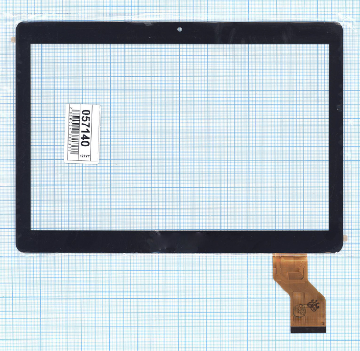 Сенсорное стекло (тачскрин) XLD1047-V1 черное