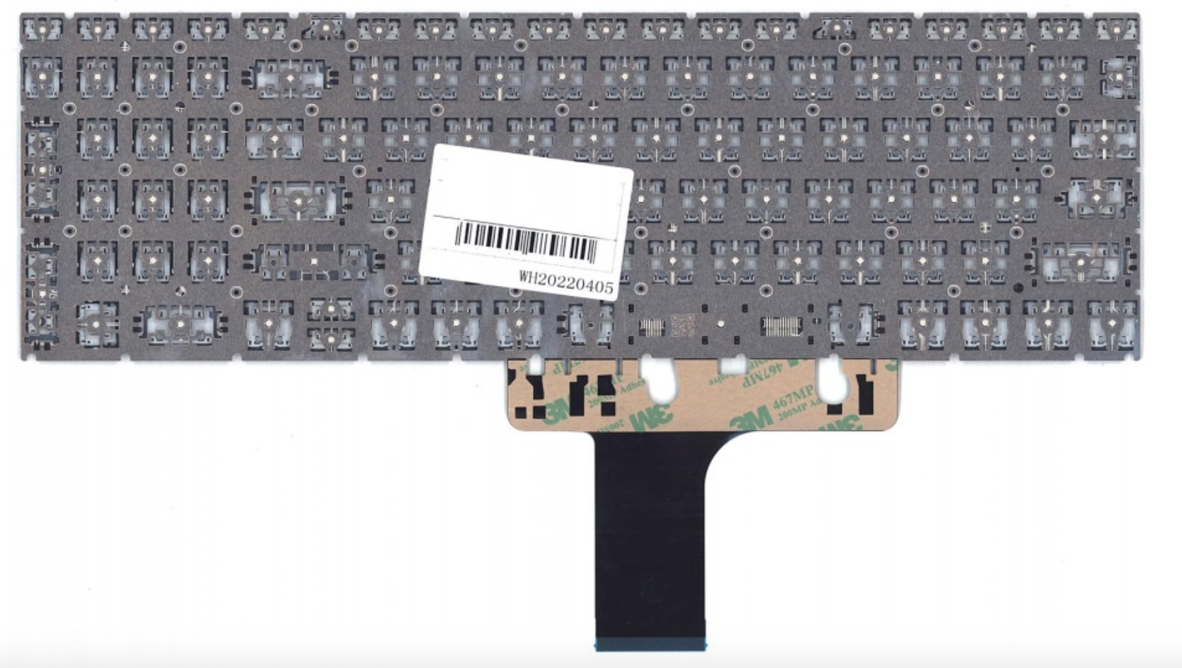 Клавиатура HP Pavilion 15-EH серебристая, OEM