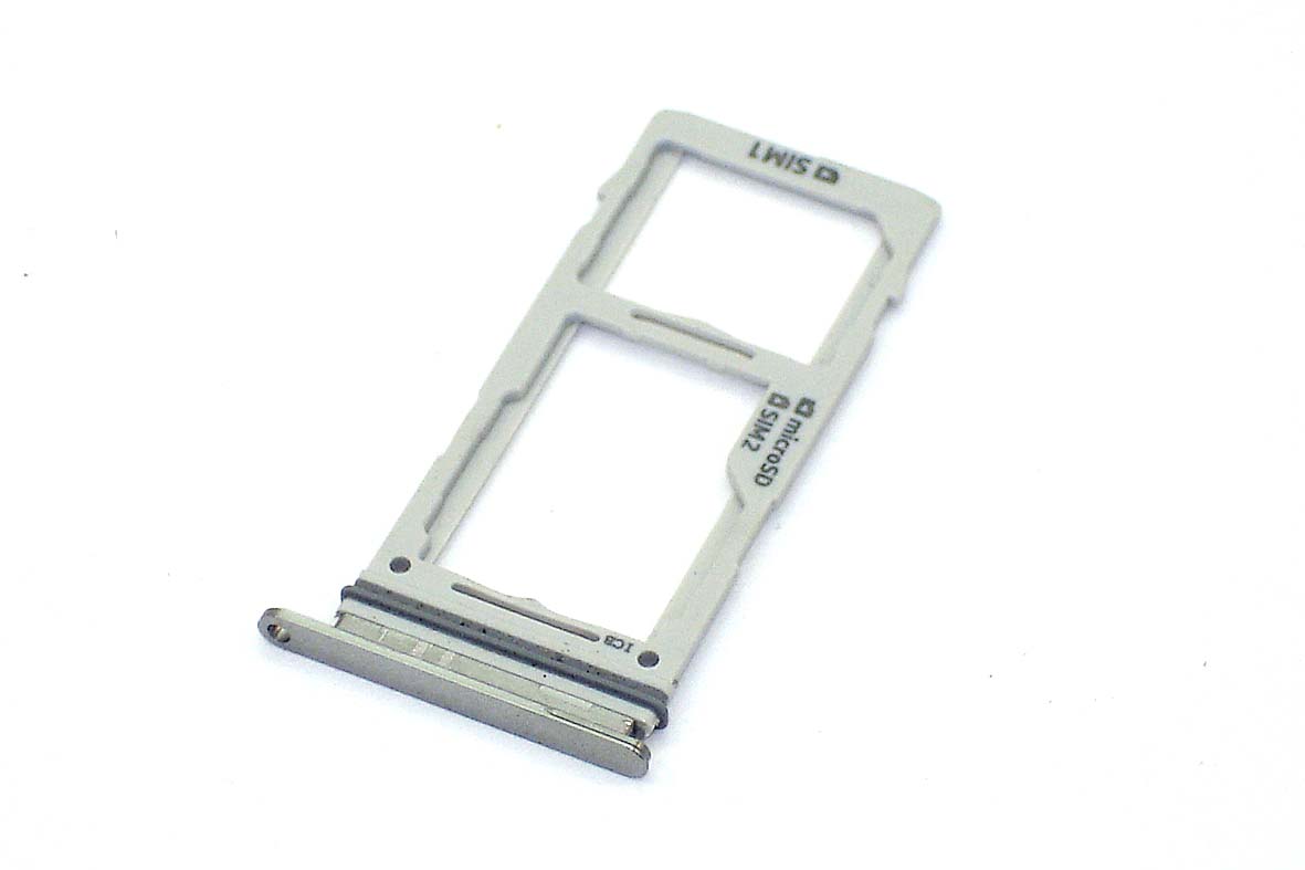 Лоток для SIM-карты Samsung Galaxy S10 (G973F) серебристый
