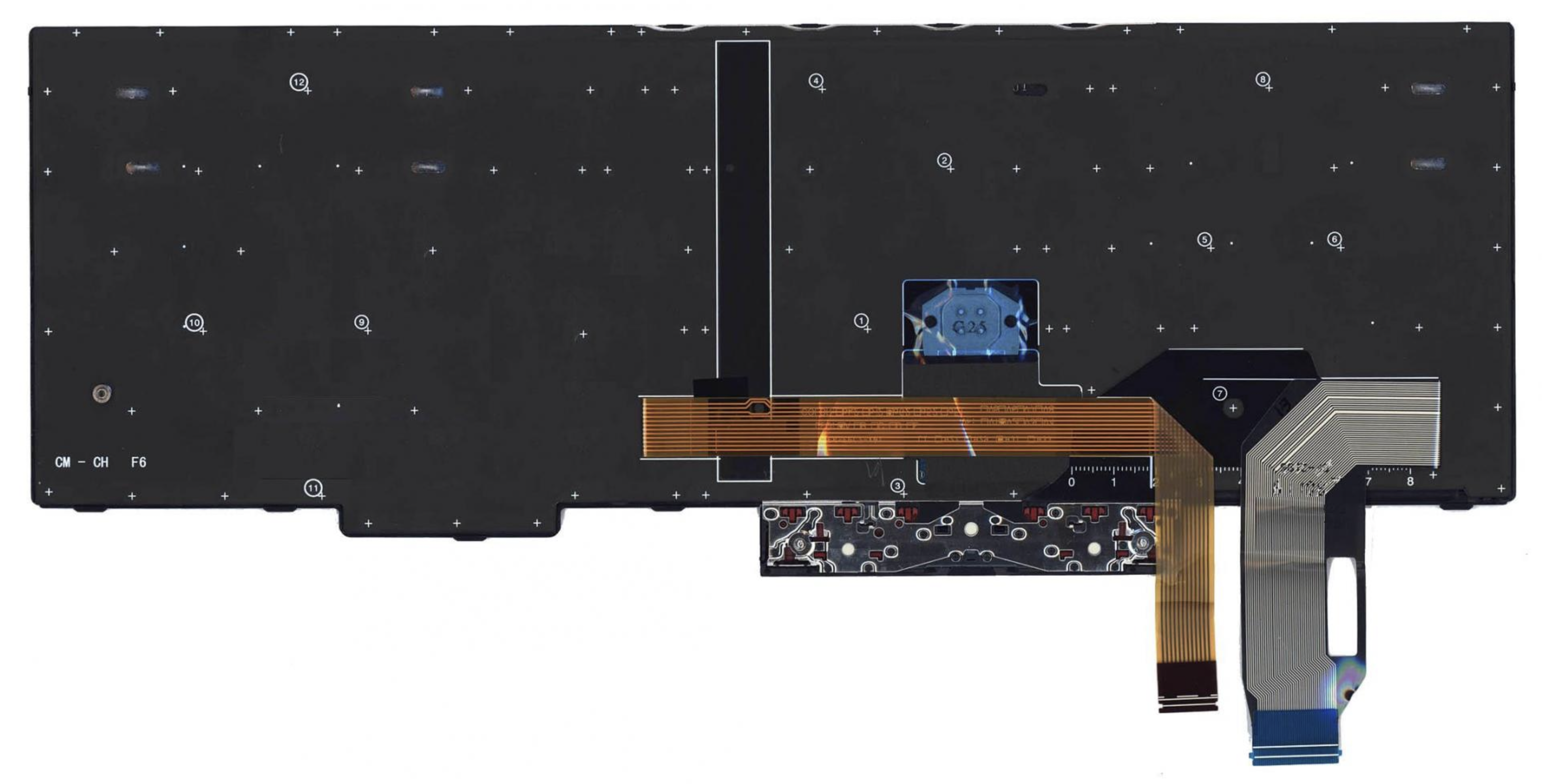 Клавиатура Lenovo ThinkPad Edge T590 с подсветкой, OEM
