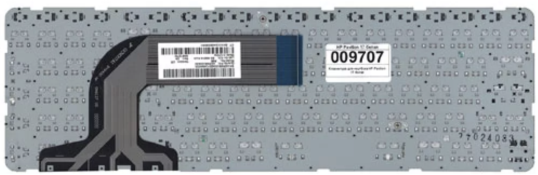 Клавиатура HP Pavilion 17-e белая, без рамки, OEM