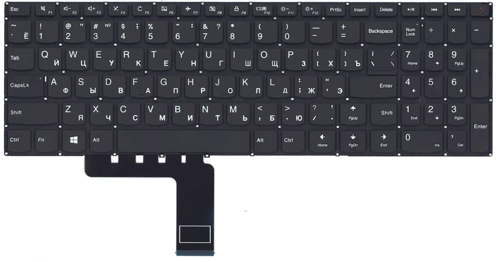 Клавиатура Lenovo IdeaPad 110-15ACL OEM