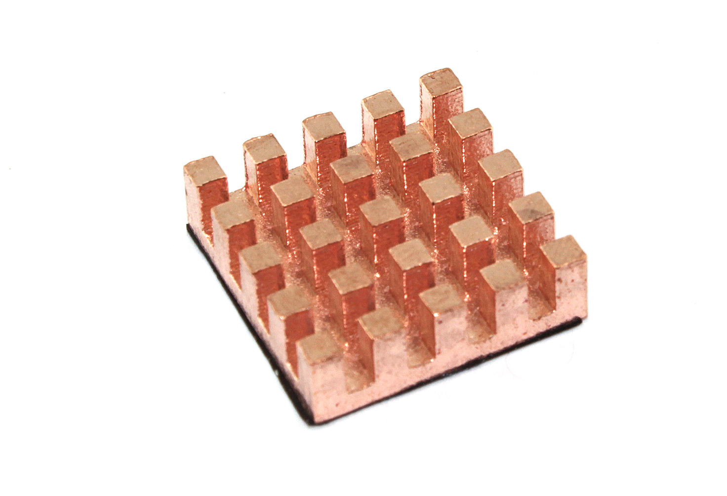 Медный радиатор 20х20х6мм с термоскотчем 3M 9448A