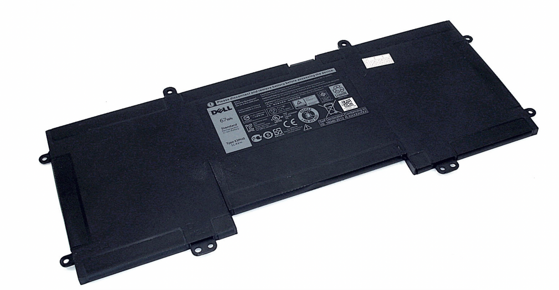 Аккумулятор Dell Chromebook 13 7310 11.4V, 5800mAh, Original