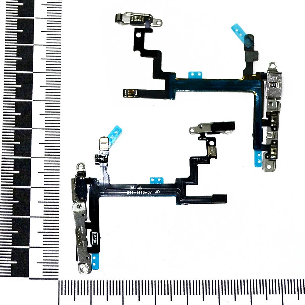 Шлейф iPhone 5 + кнопка включения + боковые кнопки + микрофон