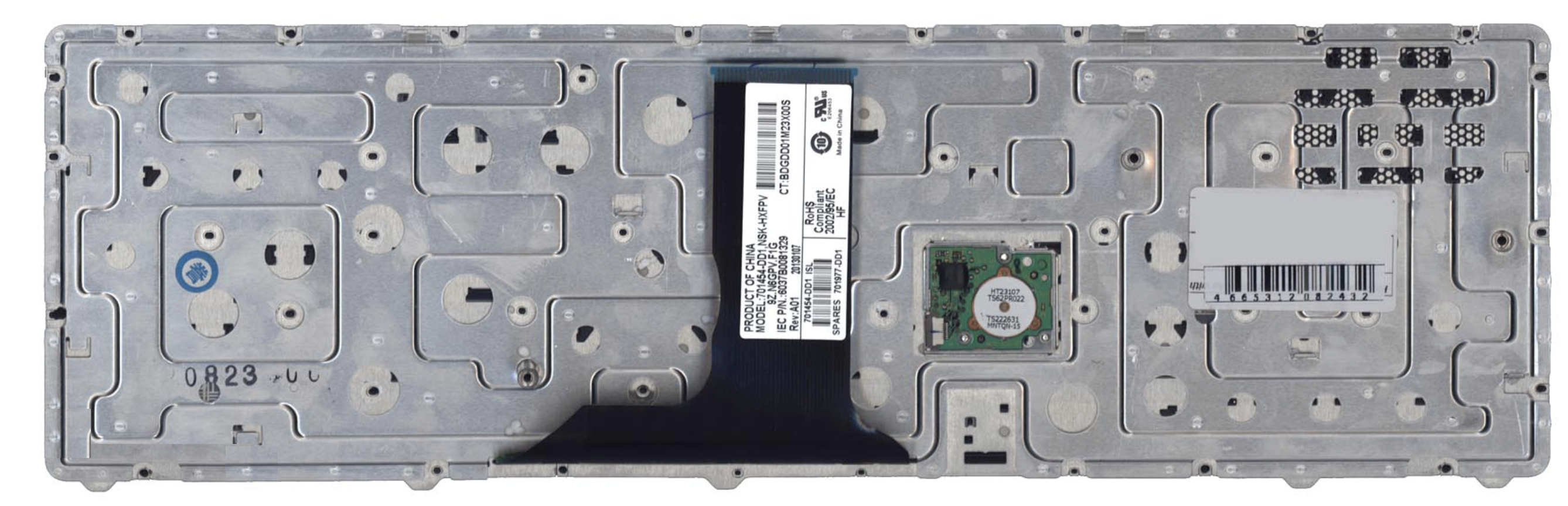 Клавиатура HP EliteBook 8770W с указателем, без подстветки, OEM