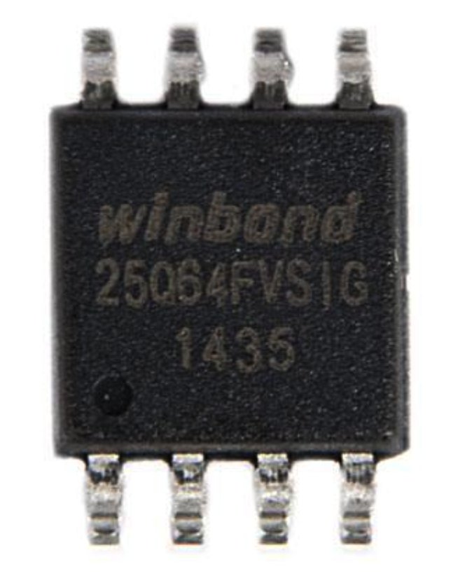 W25Q64FVSSIG (25Q64FVSIG), Флэш-память, SPI, 64МБит [SO-8]