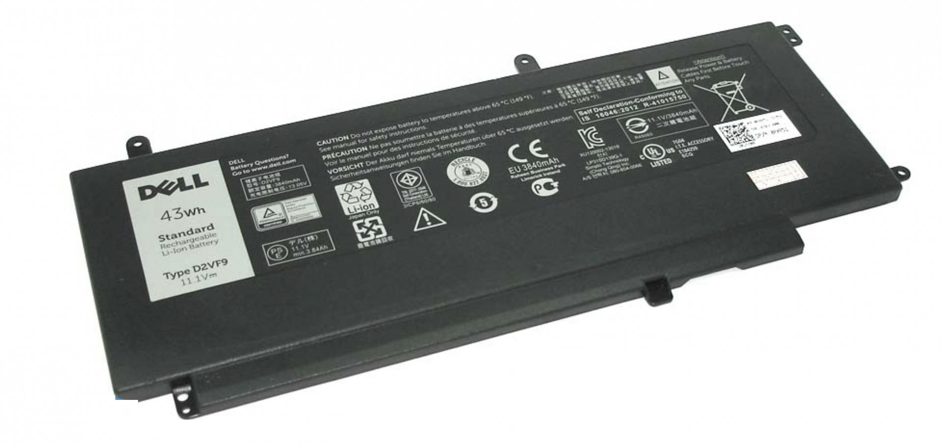 Аккумулятор Dell Vostro 14-5459D-2848G 11.1V, 43Wh, Original