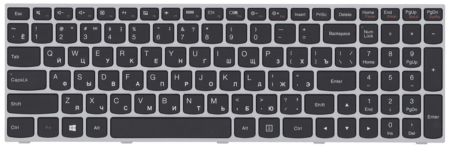 Клавиатура Lenovo IdeaPad Flex B50-30 OEM