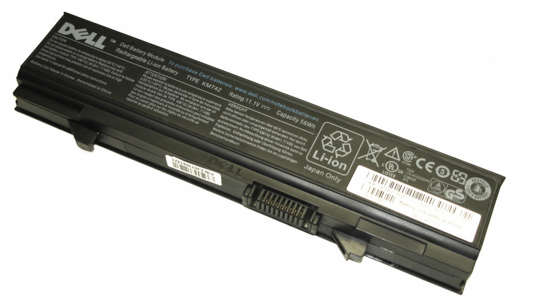 Аккумулятор DELL Latitude E5400 11.1V, 56Wh, Original