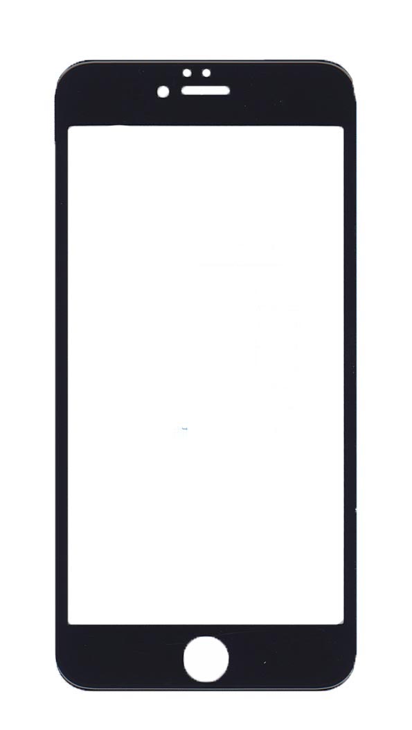 Защитное стекло 4D для Apple iPhone 6/6S Plus черное