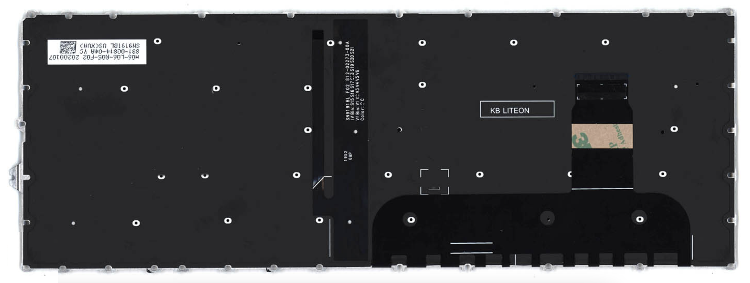 Клавиатура HP Elitebook 745 G8 с подсветкой, без указателя OEM