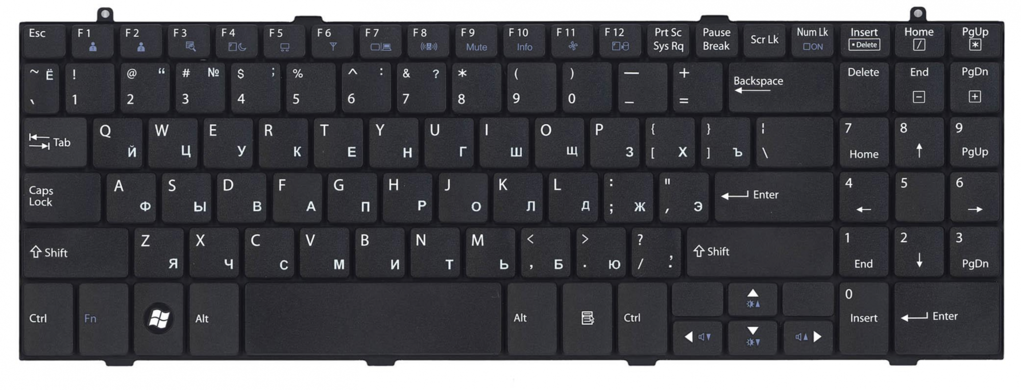 Клавиатура LG A510 OEM