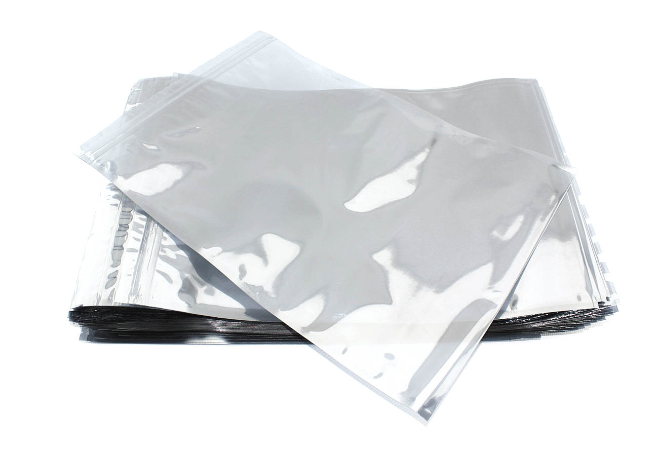 Упаковка 100 шт. антистатических пакетов с зип-локом 23х33см