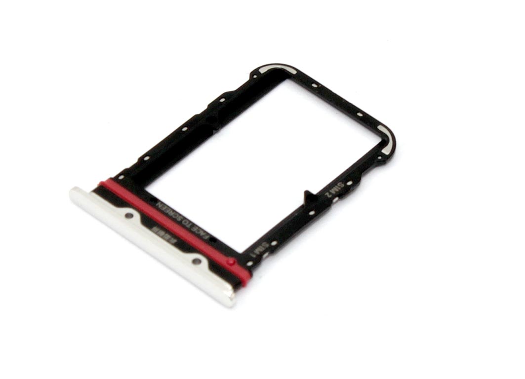 Лоток для SIM-карты Xiaomi Mi Note 10 серебристый