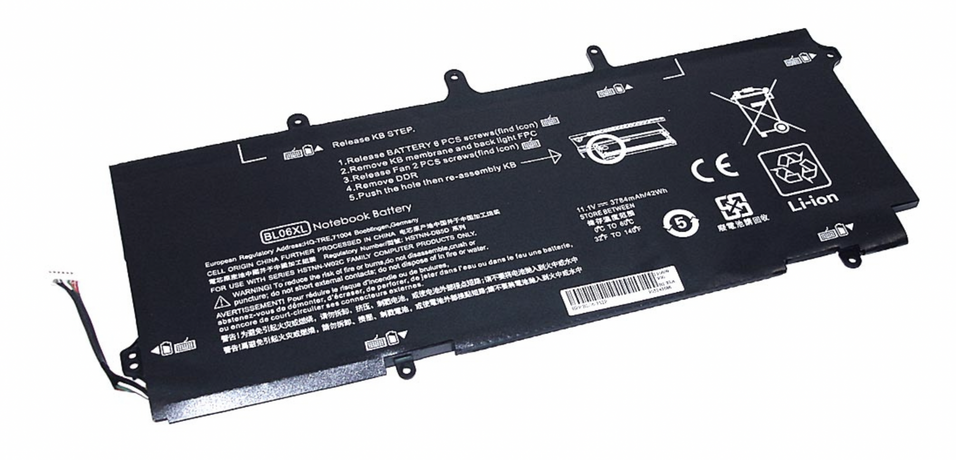 Аккумулятор HP EliteBook Folio 1040 G1 11.1V, 42Wh, OEM