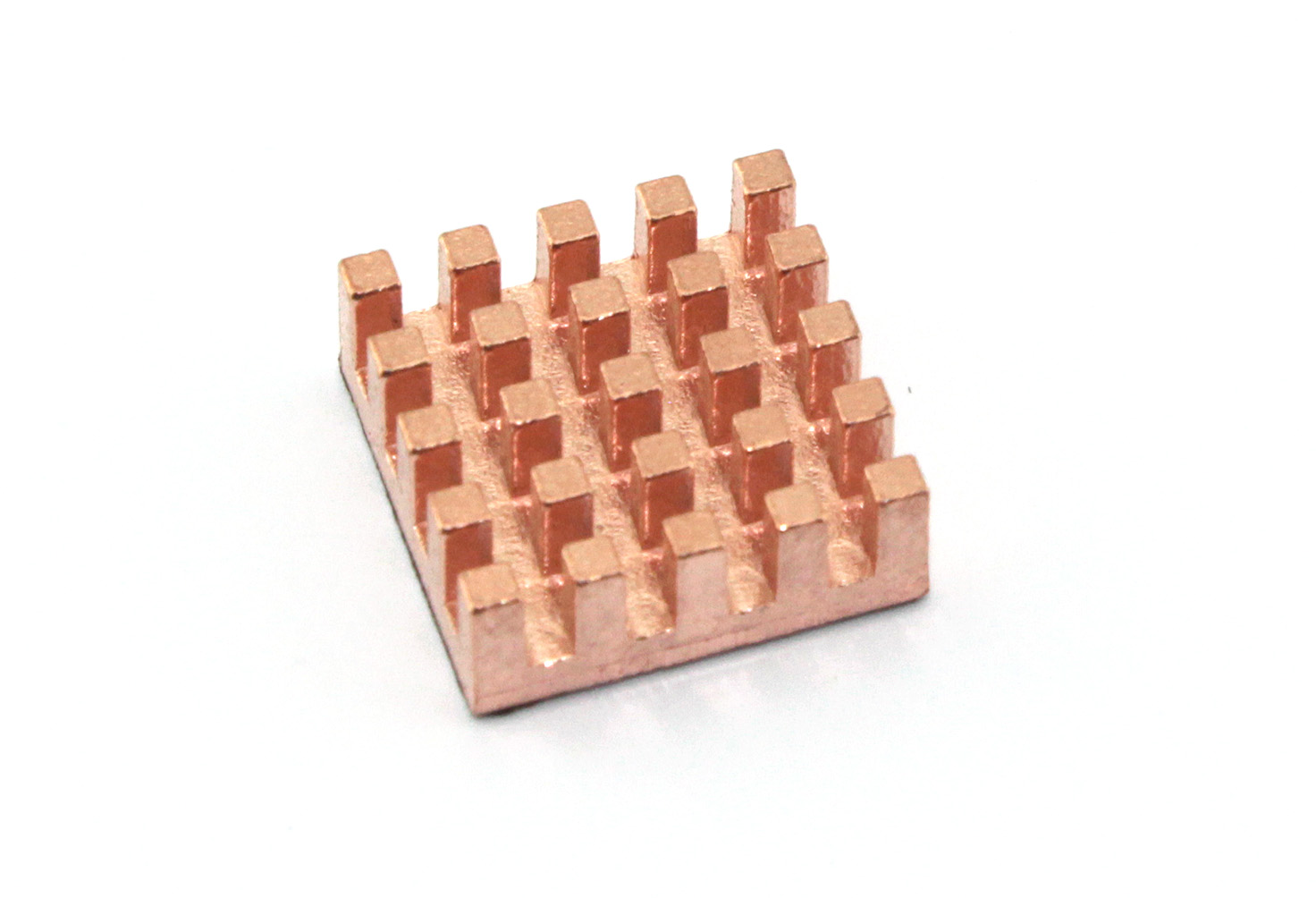 Медный радиатор14х14х5мм с термоскотчем 3M 9448A