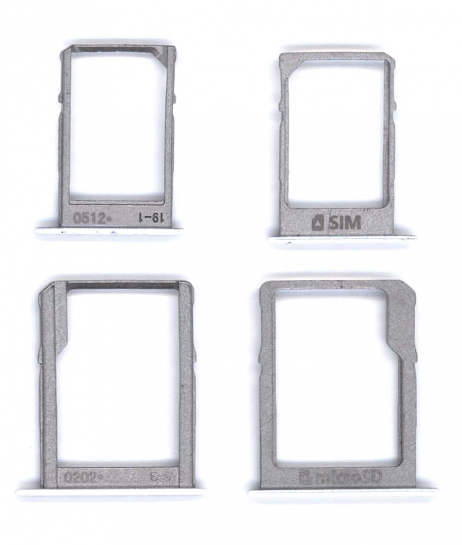 Лоток для SIM-карты Samsung Galaxy A7 Duos/A5/A3 (A700FD/A500F/A300F) белый
