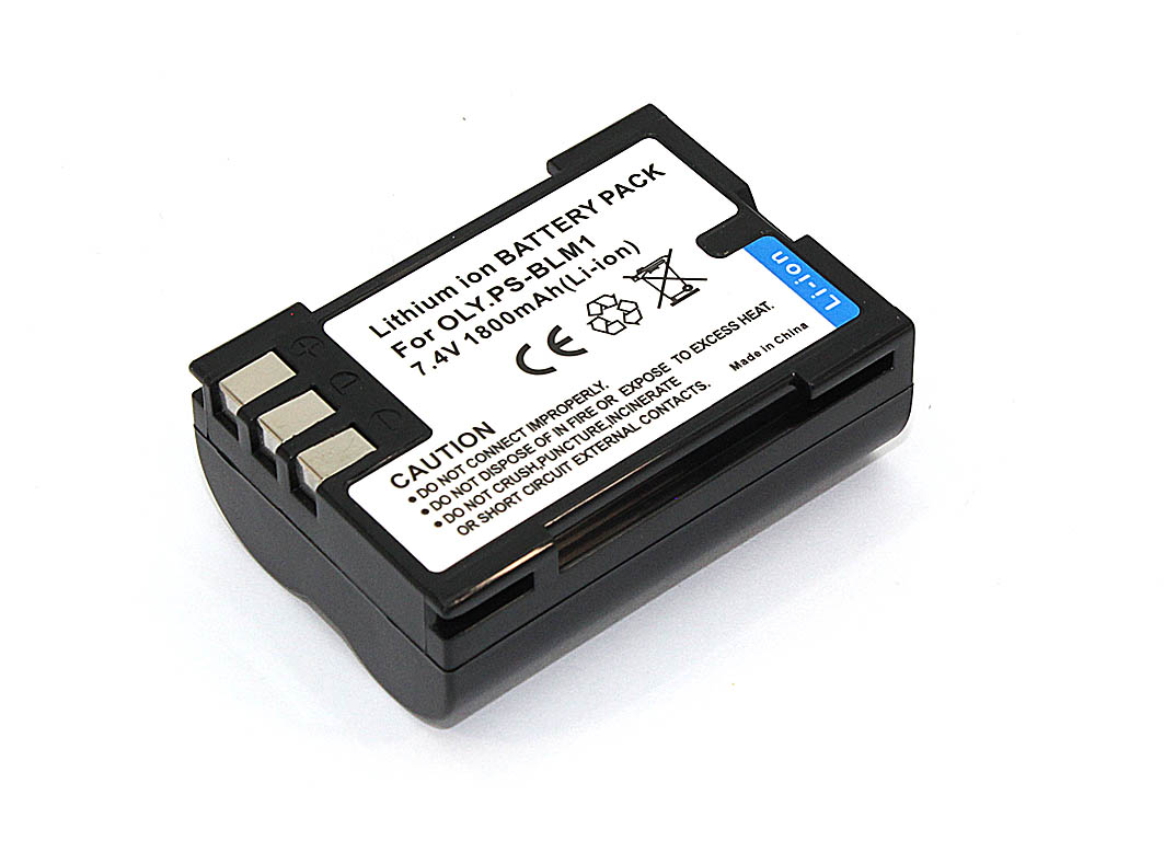 Аккумуляторная батарея для фотоаппарата Olympus C-5060 (PS-BLM1) 7,4V 1800mAh