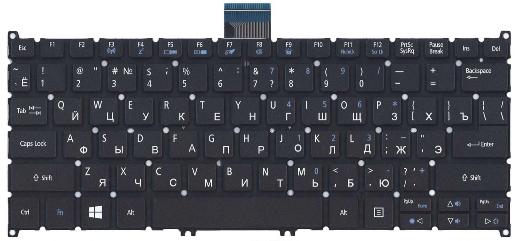 Клавиатура Acer Aspire S5-391 OEM