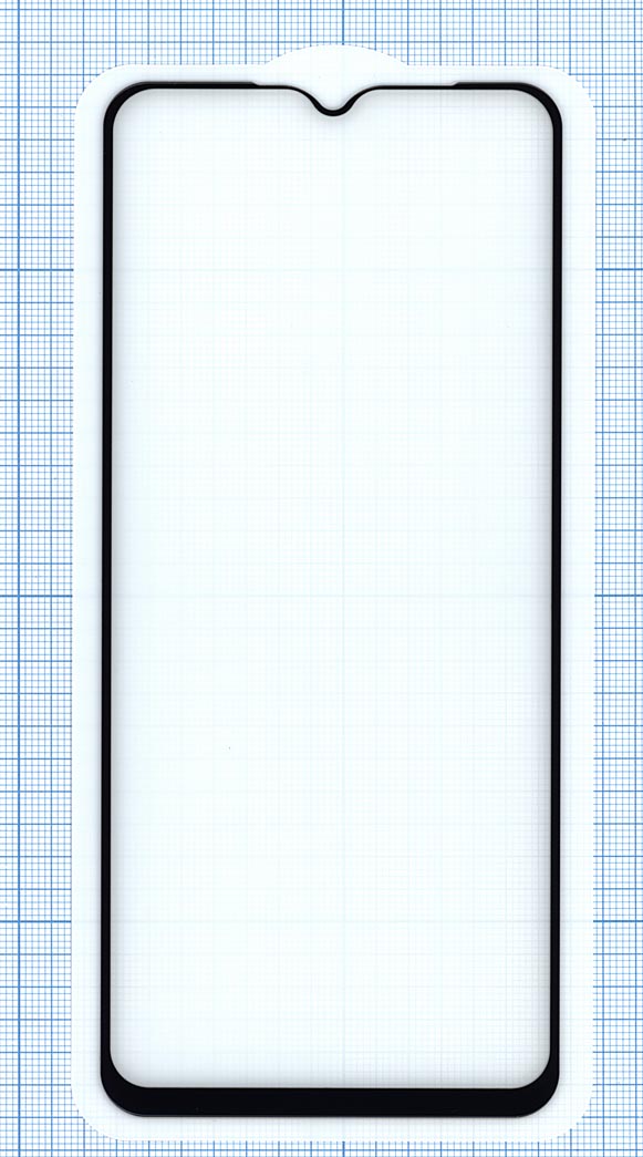 Защитное стекло "Полное покрытие" для Samsung Galaxy A72 4G (A725F) черное