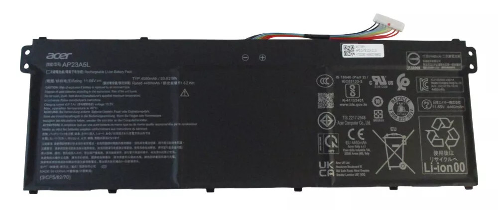 Аккумуляторная батарея для ноутбука Acer Aspire A15-41M A15-51M (AP23A5L) 11.55V 53.02Wh