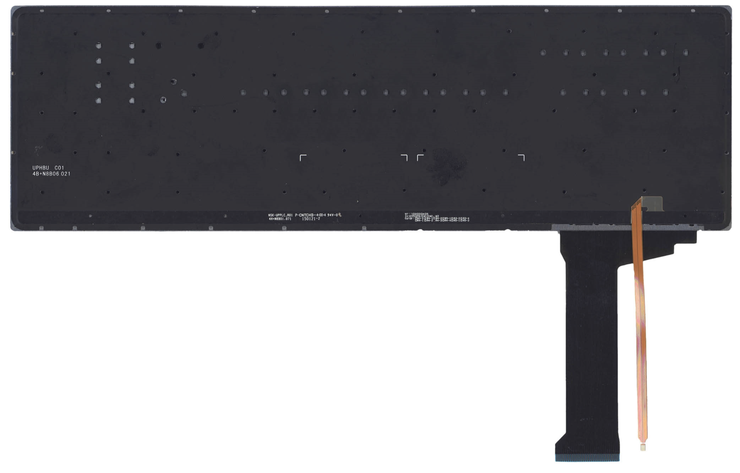 Клавиатура ASUS N551JB серая, с подсветкой, OEM