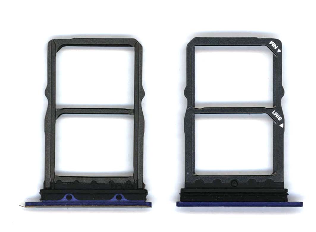 Лоток для SIM-карты Huawei Mate 20 синий