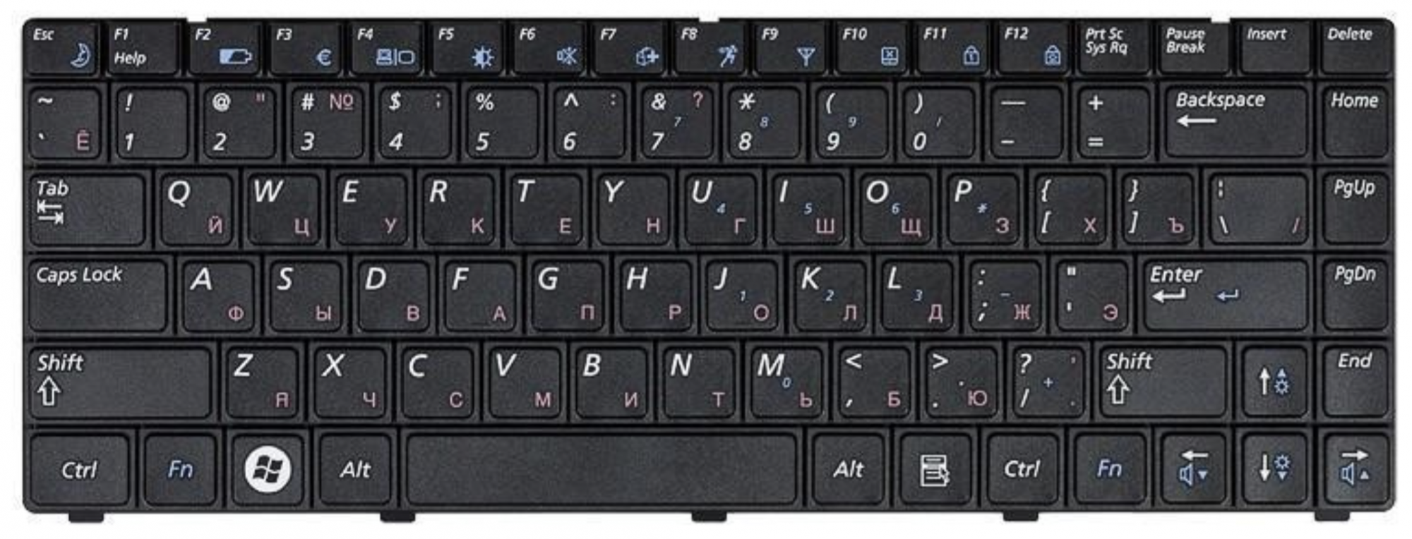 Клавиатура Samsung R440 OEM