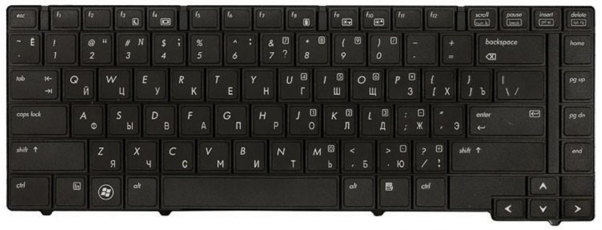 Клавиатура HP ProBook 6450b версия 2, OEM