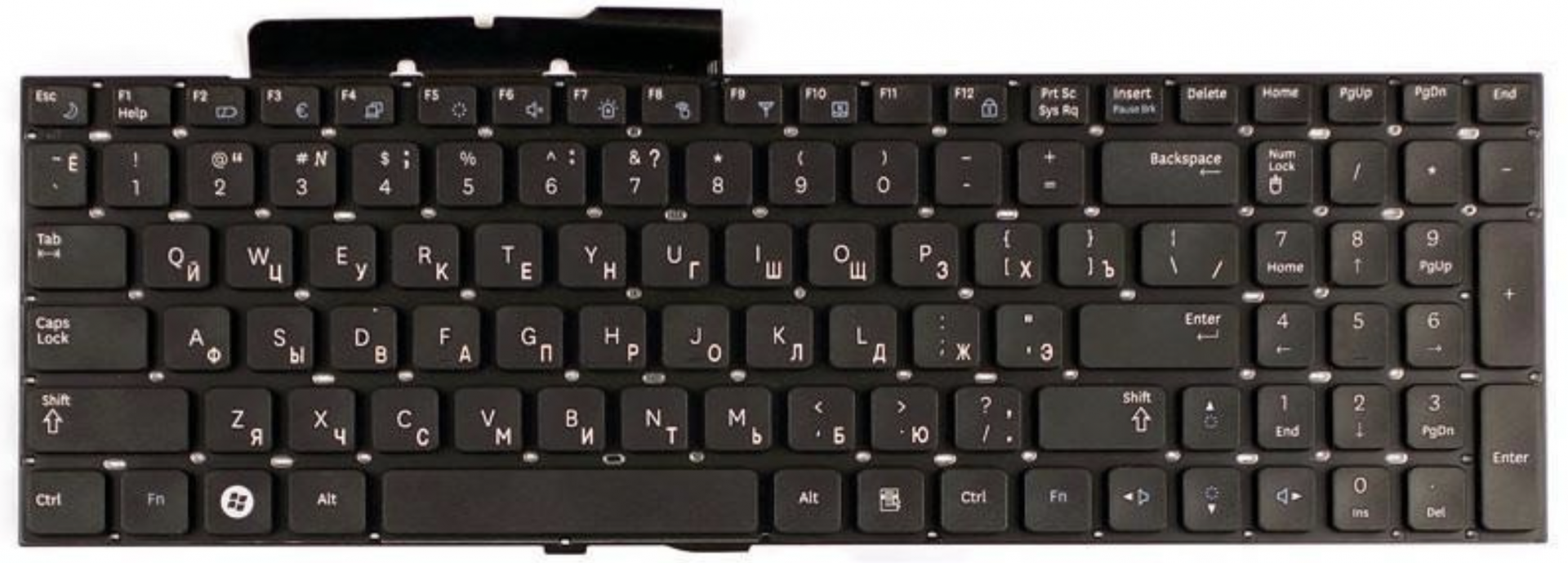 Клавиатура Samsung RF511-S06 черная OEM