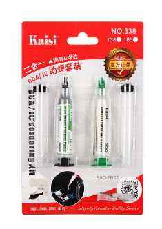 Набор для пайки Kaisi флюс 338°С паста 183°С