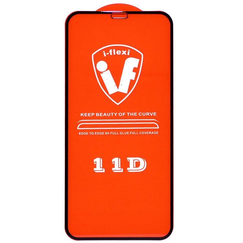 Защитное стекло iPhone X/Xs/11 Pro 2,5D Full Glue с рамкой черное /тех.пак/комплект 25 шт/