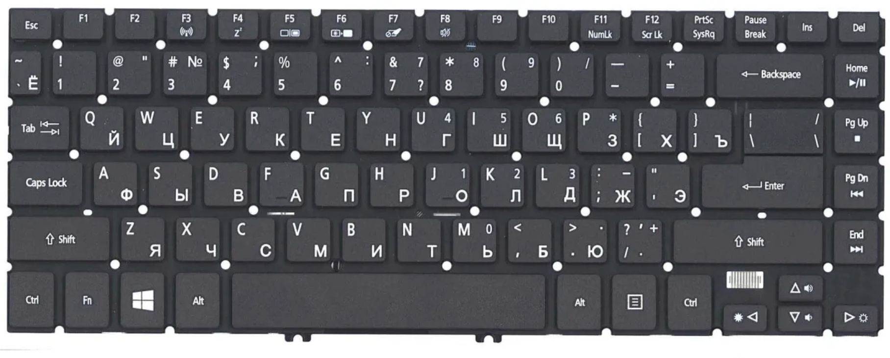 Клавиатура Acer Aspire V7-482 OEM