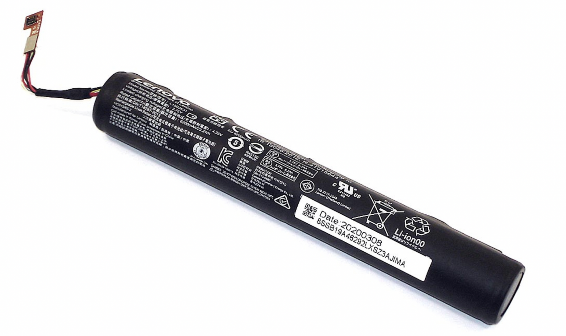 Аккумулятор Lenovo Yoga Tablet 3 YT3-850M 3.75V, 6200mAh, Original