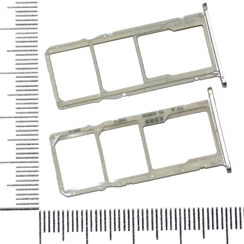 Держатель сим-карты Huawei Y5 Prime (2018)/Honor Play 7 золото