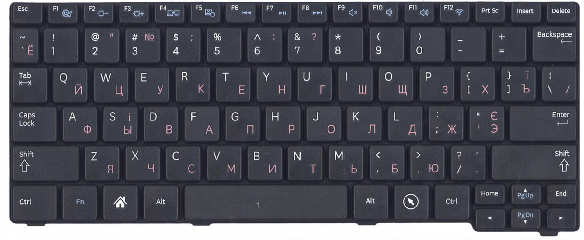 Клавиатура Samsung NP-N100S OEM