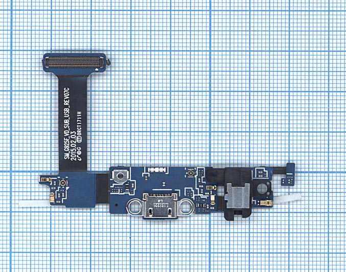 Шлейф разъема питания для Samsung Galaxy S6 Edge SM-G925F