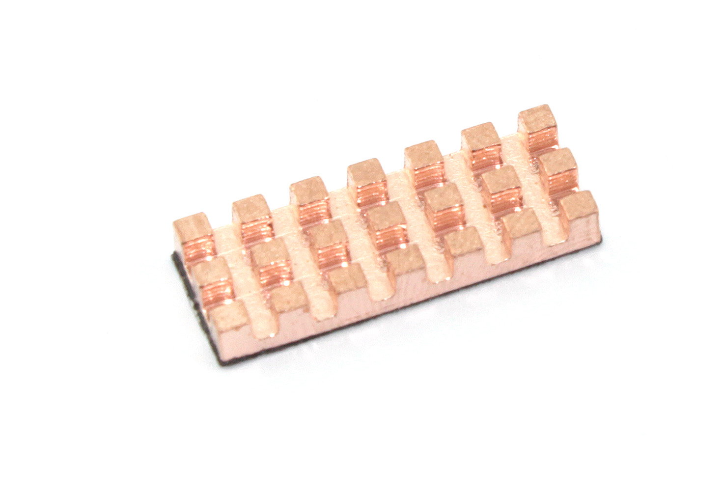 Медный радиатор 8х22х3мм с термоскотчем