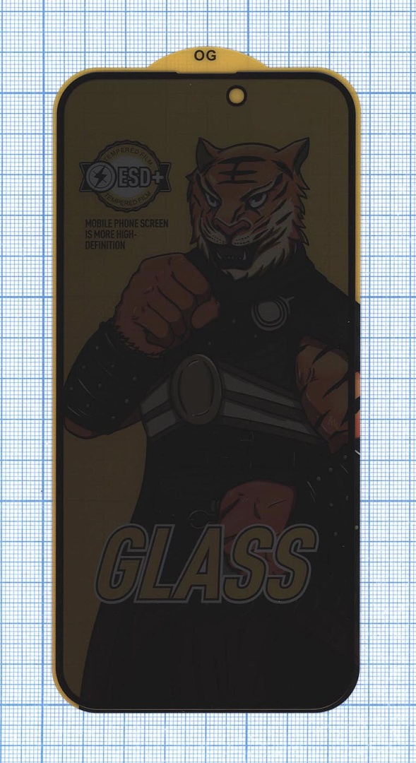 Защитное стекло Privacy "Анти-шпион" для Apple iPhone 15 Pro Max черное