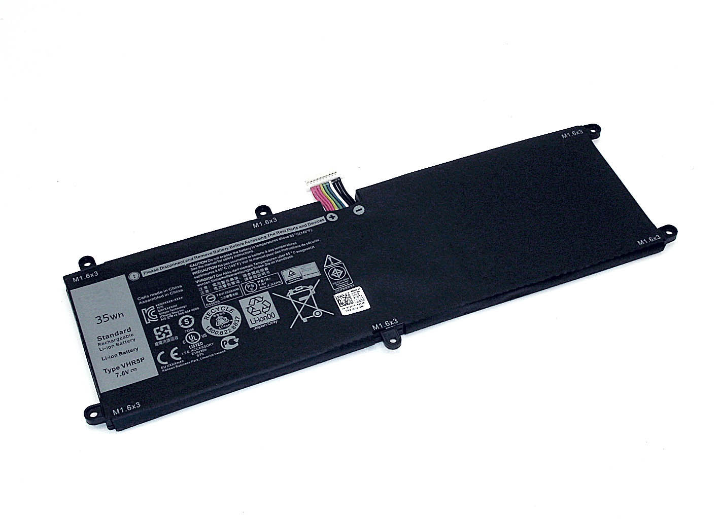 Аккумуляторная батарея для планшета Dell Latitude 11 5175 (VHR5P) 7.6V 4600mAh
