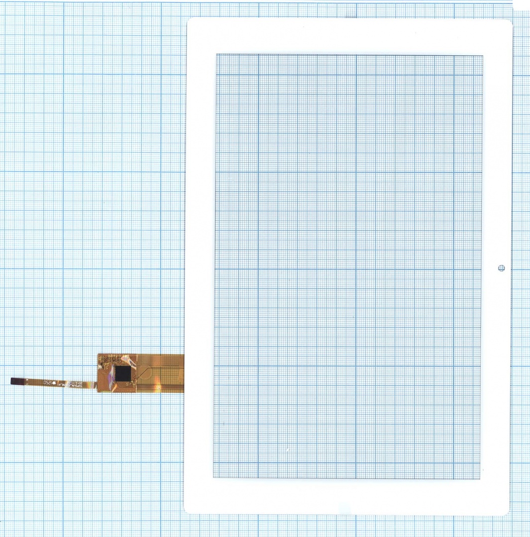 Сенсорное стекло (тачскрин) TOPSUN F0036 A1 белое