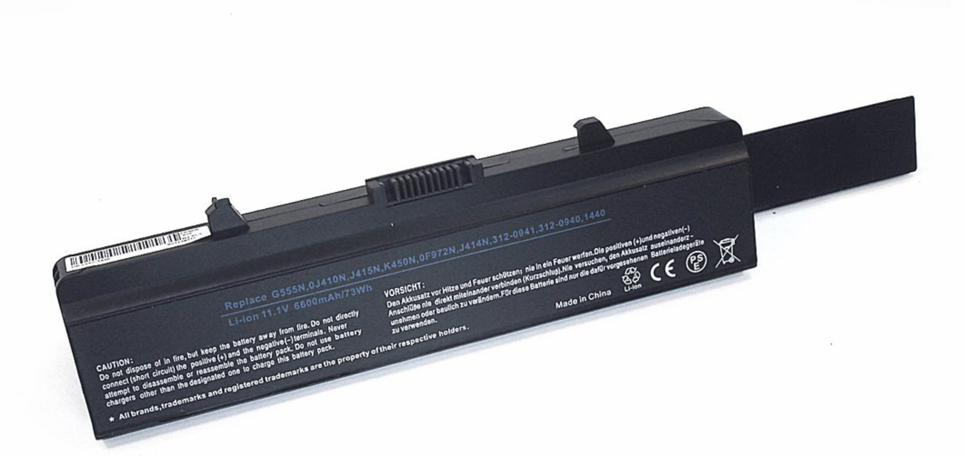 Аккумулятор Dell Inspiron 14 1440 11.1V, 6600mAh, OEM