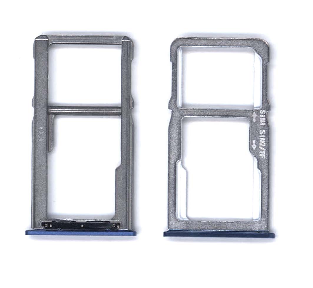 Лоток для SIM-карты Meizu M6 Note синий