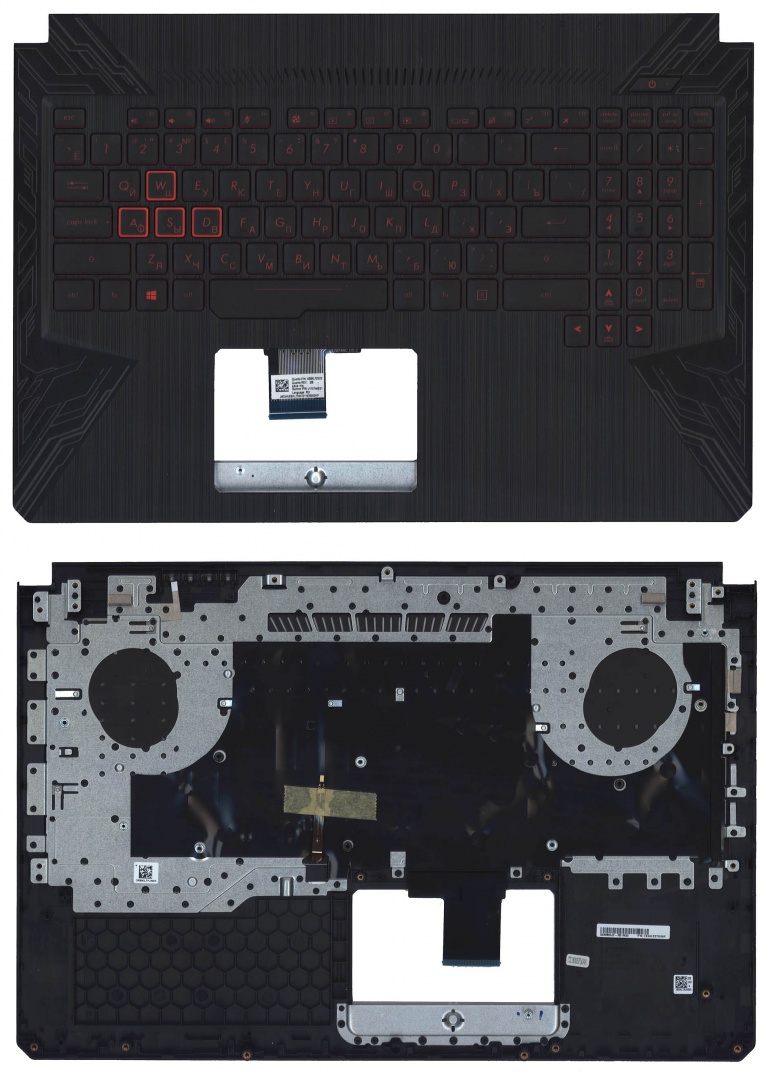 Клавиатура для ноутбука Asus TUF Gaming FX504 топкейс