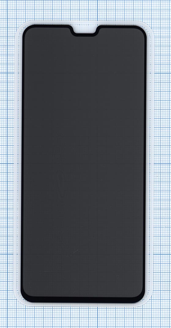 Защитное стекло Privacy "Анти-шпион" для Vivo S7