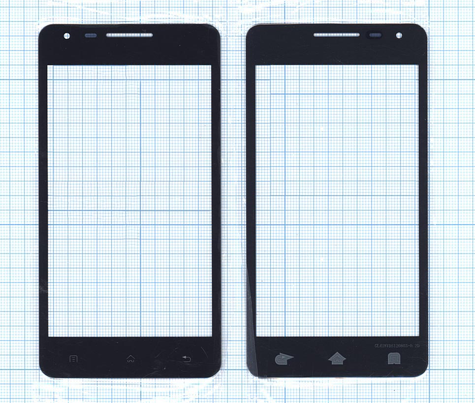 Стекло для OPPO Finder (X907) черное