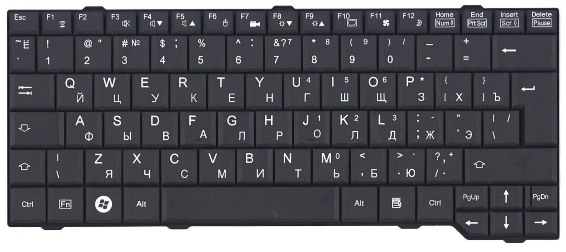 Клавиатура Fujitsu-Siemens Amilo Li3710 OEM