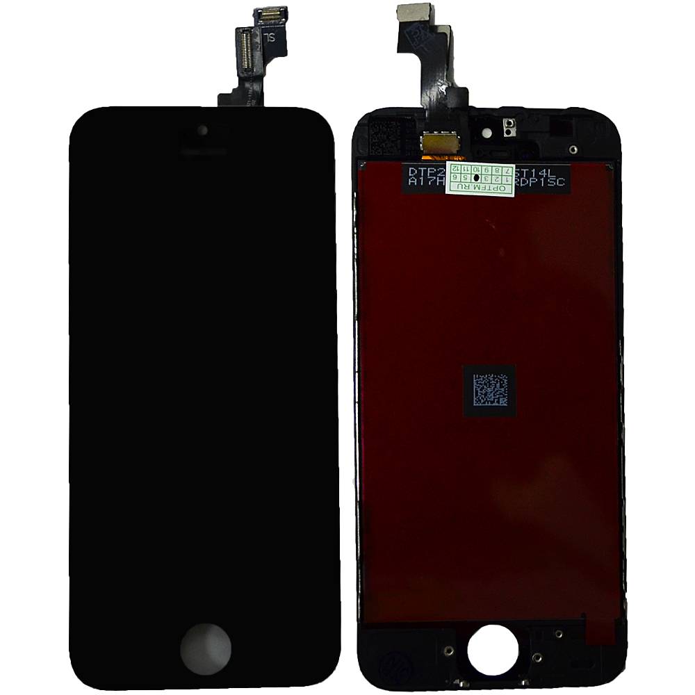 Дисплей iPhone 5S/SE + тачскрин + рамка черный Shenchao